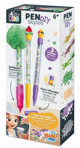 Zestaw diy dla dzieci długopisy i mazak Słodkości Buki FK010