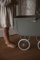 Duży wózek dla lalek Doll Pram Vintage Grey Astrup 84157