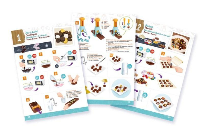 Szef kuchni - CZEKOLADA 7166-Buki, zestaw małych kucharzy do zabawy w domu