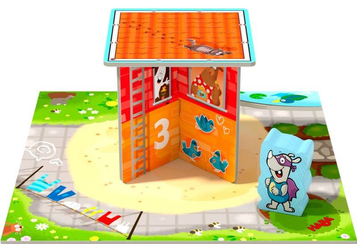 Moja Pierwsza Gra Rhino Hero Junior HB306193-Haba, gry zręcznościowe