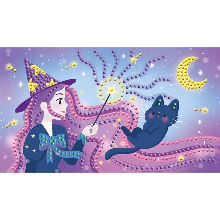 Zestaw kreatywny naklejanie Diamencików 1350 szt. Magia Janod J07877