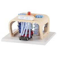 Interaktywna myjnia dla samochodów PowerClean Goki 53779 drewniane zabawki dla dzieci