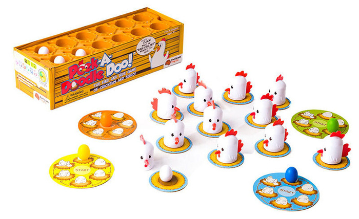 Gra pamięciowa memory Kurnik Peek-A-Doodle Doo Fat Brain Toys FA093-1