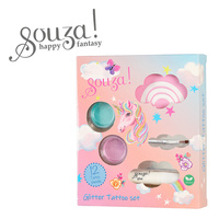 Tatuaże brokatowe z szablonami dla dzieci 12 el. Jednorożec Souza! 107149