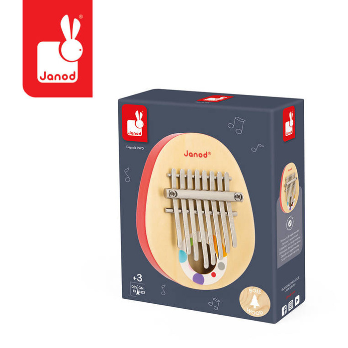 Kalimba perkusyjny instrument muzyczny dla dzieci Confetti Janod J07642