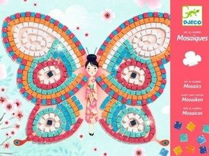 Kolorowa mozaika Pani Motyl DJ08898-Djeco, zestawy kreatywne dla dzieci