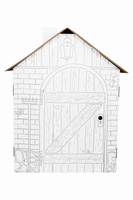 Tekturowy domek dla dzieci do samodzielnego złożenia, 0001-Tektorado, zabawki dla chłopców