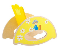 Fotel bujany z żółtym siedziskiem, "Mój książę", 82655-Sevi, wyposażenie pokoju dziecka