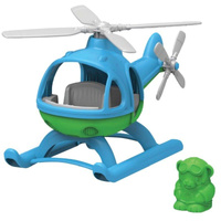 Helikopter Zielony miś za sterem, GTHELB1060-Green Toys, zabawki dla chłopca
