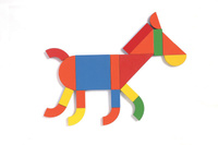 Tablica magnetyczna dla dzieci w walizce, układanka dla dzieci, Pajacyk, DJ03130-Djeco