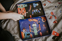 Kreatywna układanka magnetyczna Rakiety kosmiczne MP63823-Mudpuppy, zestawy kreatywne 