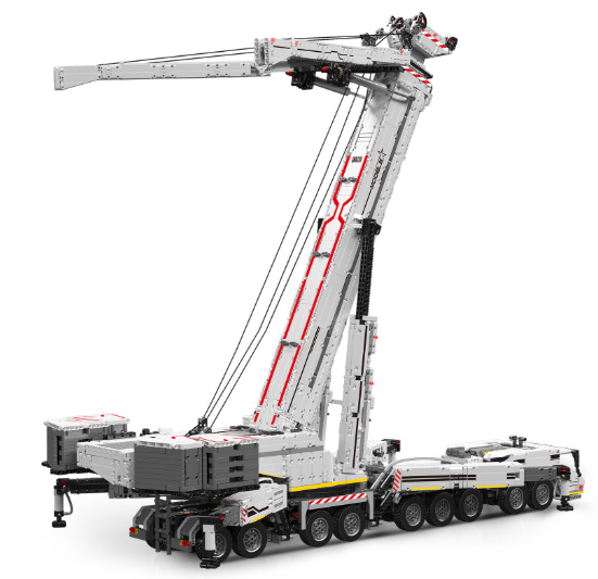 Klocki Mould King 17007 zdalnie sterowany Dźwig budowlany 8506 elementów Ultimate Liebherr LTM 11200