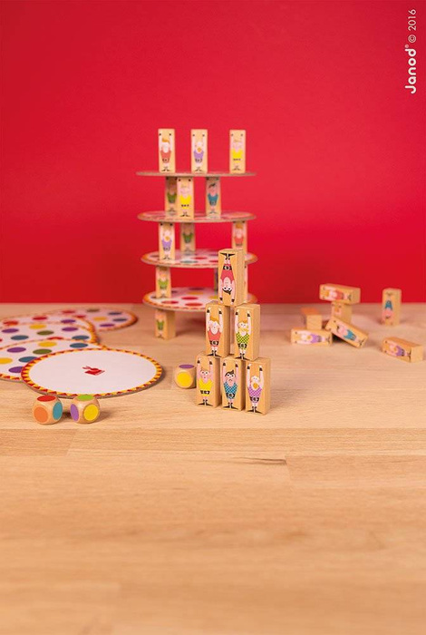 Gra zręcznościowa siłacze J02757-Janod, gra dla dzieci