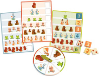 Bingo Gra matematyczna Eduludo 1,2,3 Djeco DJ08258