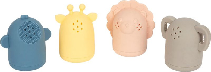 Zabawki do kąpieli 4 silikonowe zwierzątka Small Foot 12753