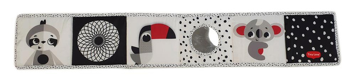 Dwustronna interaktywna Książeczka Tiny Love TL1601700030 dla noworodków i starszych dzieci 2w1 Boho Chic