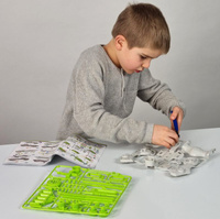 Wyrzutnia pneumatyczna na rękę dla dzieci Blaster Buki 7080