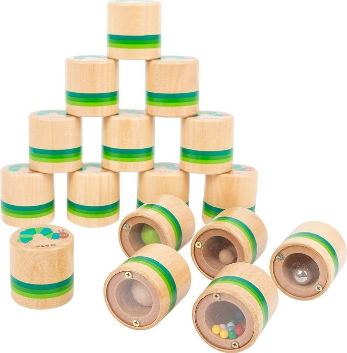 Dźwiękowe memory 16 elementów Bardzo głodna gąsienica, 11433-Small Foot, gry drewniane