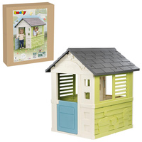 Wytrzymały Domek ogrodowy JOLIE Smoby 810737 z oknami i drzwiczkami do kreatywnej zabawy na świeżym powietrzu 
