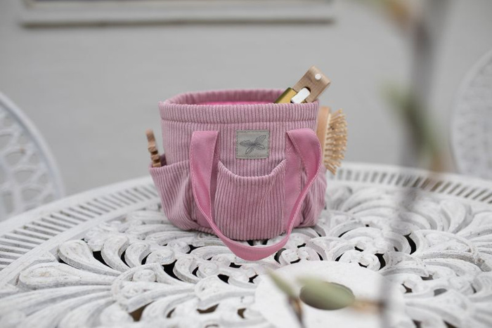 Torba na akcesoria do Hobby Horse sztruksowa różowa Astrup 84367