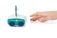 Miękkie auto radiowóz policyjny z napędem pull-back Nosorożec Marius 83440 Lilliputiens