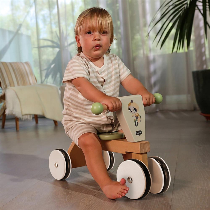 Drewniany pierwszy Rowerek biegowy Tiny Love TL15056006768 z gumowymi kołami Boho Chic