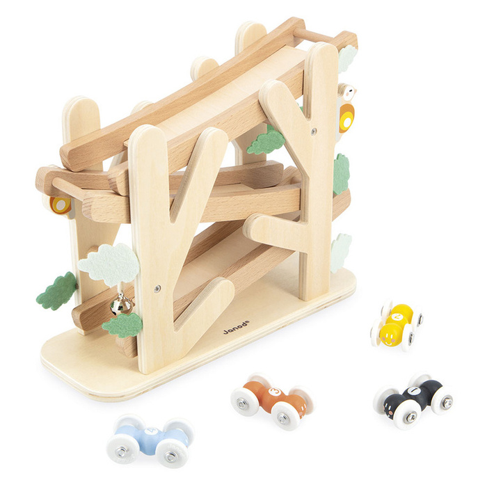 Drewniany kulodrom Rampa wyścigowa dla mrówek Sweet Cocoon Janod J04038