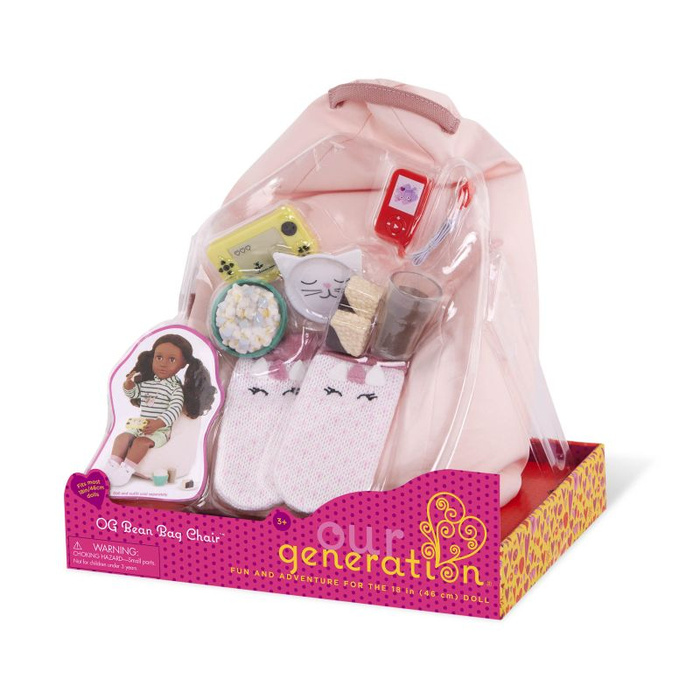 Pufa worek sako do siedzenia dla lalki Bean Bag Chair Our Generation BD35348Z