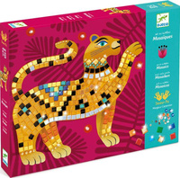 Dżungla - zestaw do tworzenia mozaiki DJ09422-Djeco, zestawy kreatywne 