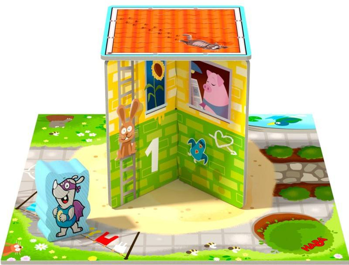 Moja Pierwsza Gra Rhino Hero Junior HB306193-Haba, gry zręcznościowe