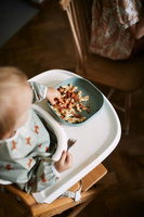 Silikonowe naczynia dla dzieci Zestaw z przyssawką eucalyptus Beaba 913507