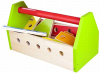 Drewniany warsztat z narzędziami dla dzieci, Czas na naprawę, zabawki dla chłopców