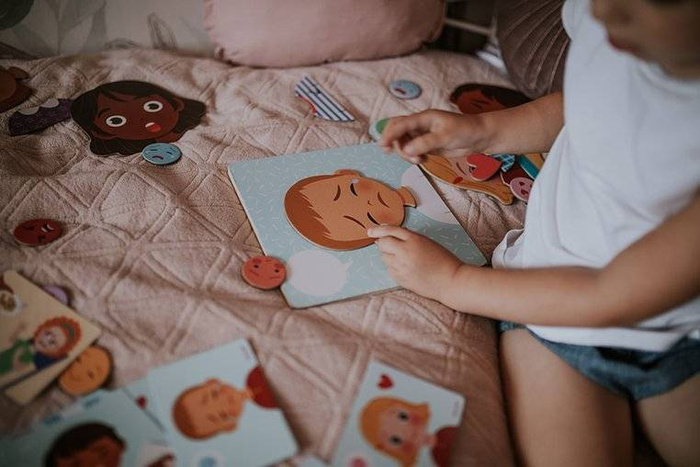 Magnetyczna układanka Emocje, Janod J08038