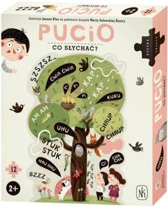 Pucio. Co słychać? Nasza Księgarnia, puzzle dla dzieci
