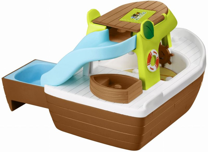 Statek wycieczkowy Klorofil 700209F jacht i figurka zwierzątka