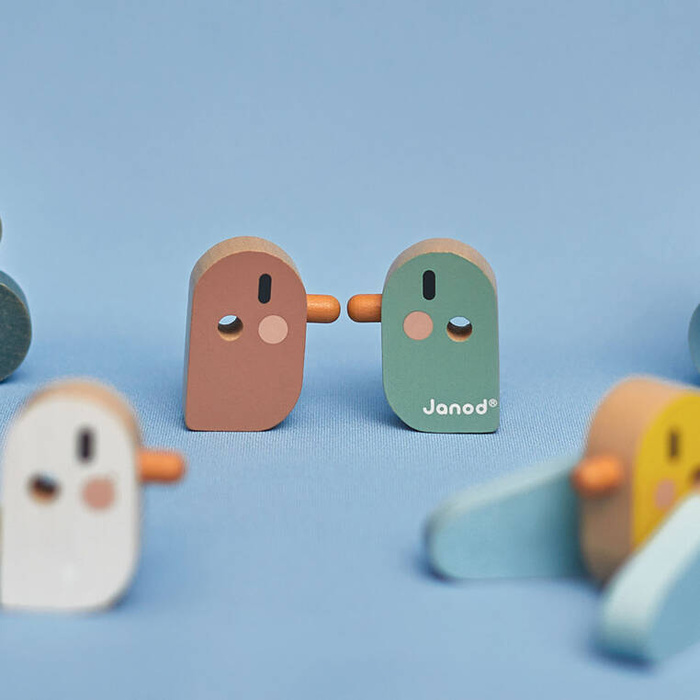 Nawlekanka z drewnianymi ptaszkami Sweet Cocoon J04050 Janod