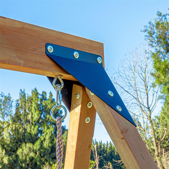 Drewniany duży Plac Zabaw AXI Mitch play tower A030.504.30 Zjeżdżalnia Huśtawki Ścianka wspinaczkowa Wieża do ogrodu