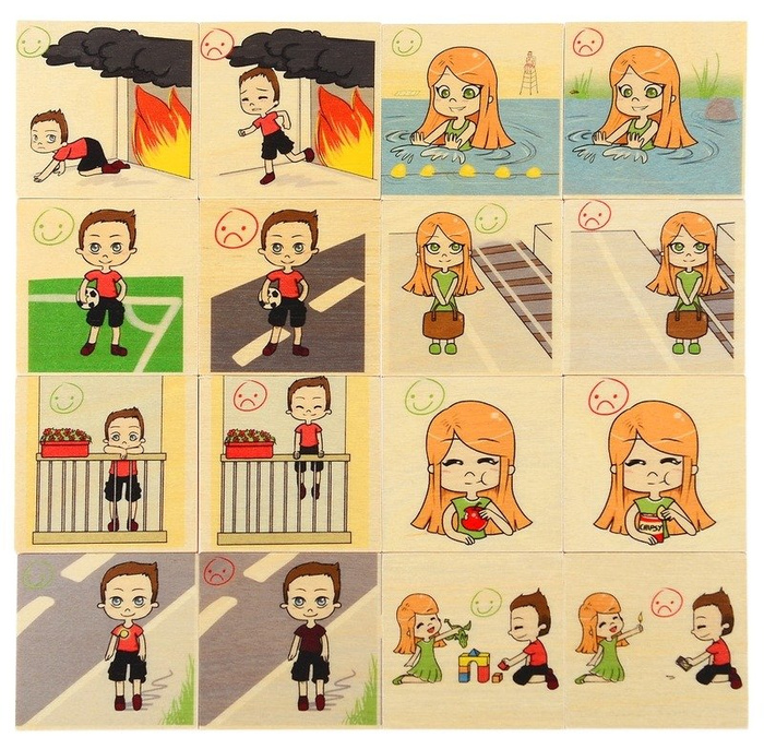 Memo dla dzieci Właściwe wzorce bezpieczeństwa 110176-Pilch, gry pamięciowe