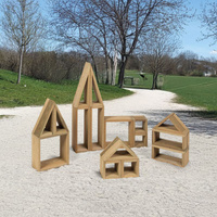 Wielkie klocki konstrukcyjne i kulodrom 2w1 do zabawy na świeżym powietrzu Erzi 41027