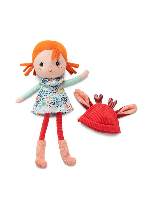 Lalka przytulanka Stella 30 cm ozdobne pudełko w botaniczny wzór 83381 Lilliputiens