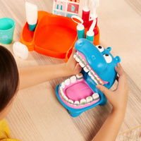 Edukacyjny zestaw do nauki mycia zębów i zabawy w dentystę 15 el Hipodonta Battat BT1803Z