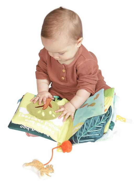 Książeczka interaktywna Akuku Bunny 161130-Manhattan Toy, zabawki dla niemowląt