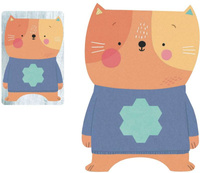 Eduludo PRIMO LUDO KSZTAŁTY DJ08368-Djeco, gra edukacyjna dla dzieci