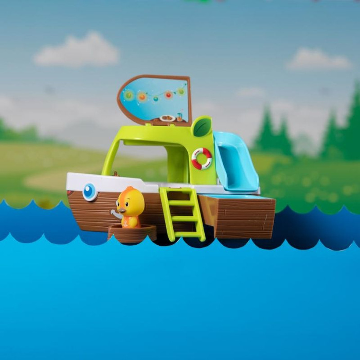 Statek wycieczkowy Klorofil 700209F jacht i figurka zwierzątka