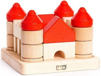 Zamek "Nowy Wiśnicz" do zbudowania, 33910-Bajo, klocki drewniane