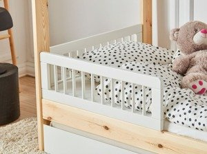 Biała Barierka Basic 2 sztuki 200x90 Pinio Łóżka Domki