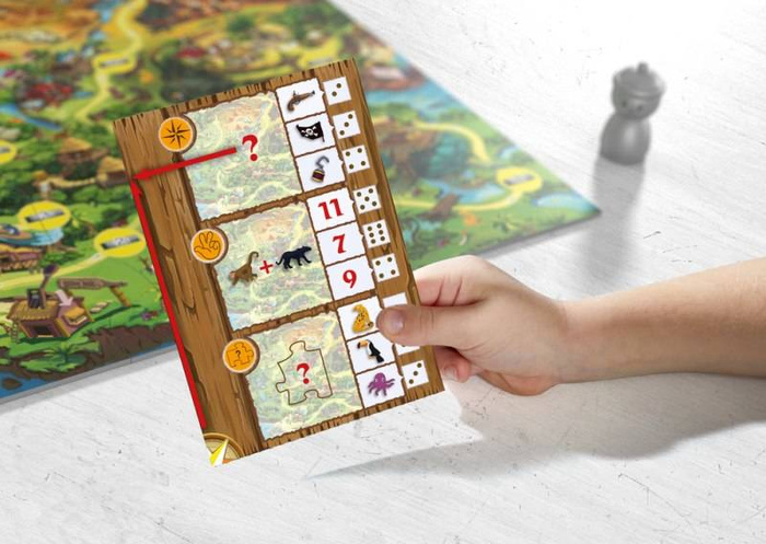 Gra dla dzieci Znajdź Kod Piracka wyspa 304839-Haba, zabawy edukacyjne