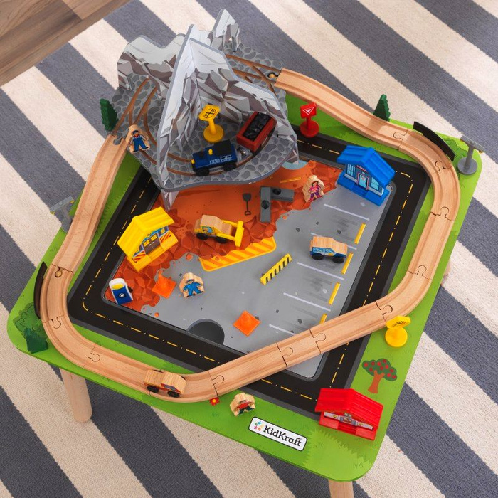 Drewniana kolejka górska stół kreatywny z akcesoriami Rocky Mountain KidKraft KK10176