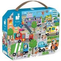 Puzzle w walizce Miasto 36 elementów Janod J02644