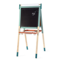 Duża tablica dla dzieci z regulowaną wysokością i 14 akcesoriami Janod J09625